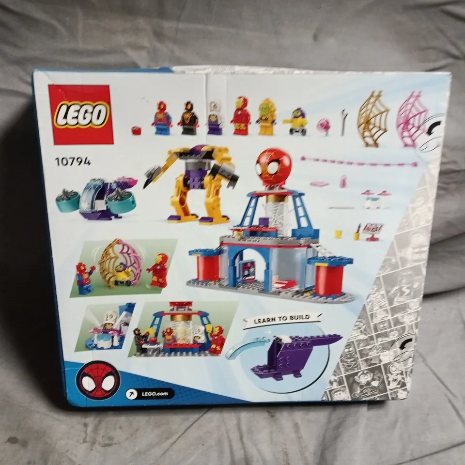 LEGO MARVEL SPIDER-MAN TEAM SPIDEY WEB SPINNER HEADQUARTERS (10794) – 4+ BOXED SET