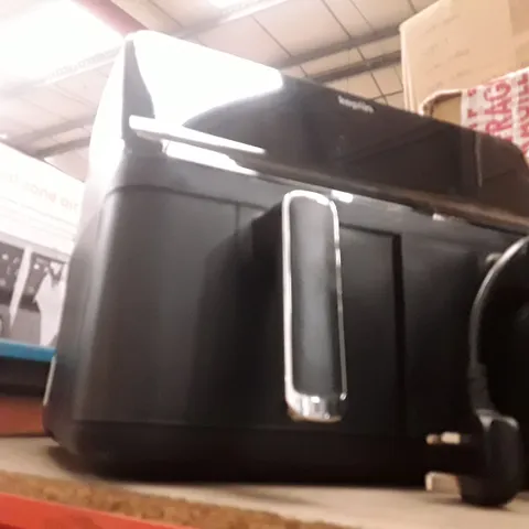 UNBOXED KEPLIN AIR FRYER WITH DUAL COOKING ZONES BLACK COLOUR