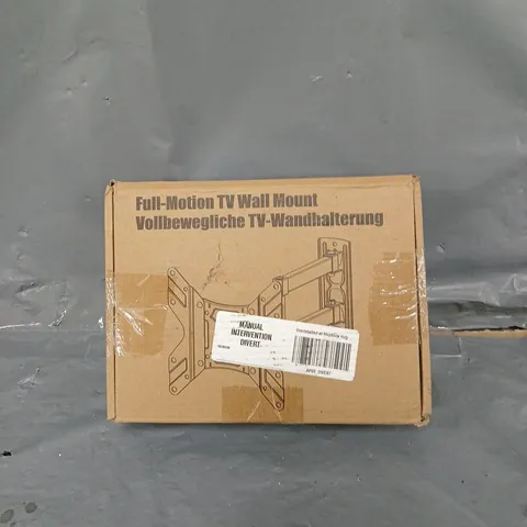 BOXED FULL MOTION TV WALL MOUNT
