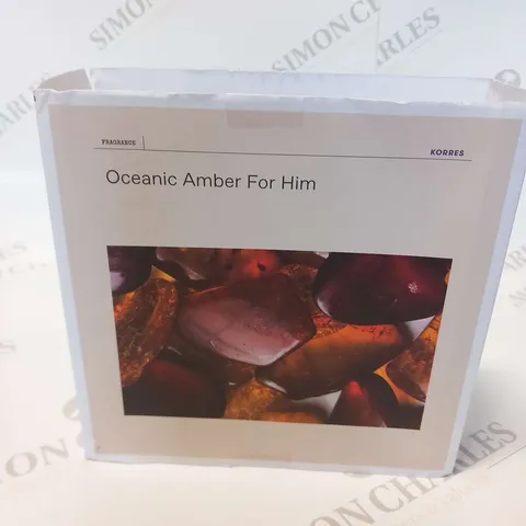 BOXED KORRES OCEANIC AMBER FOR HIM 