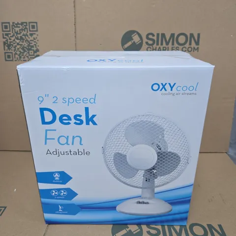 OXYCOOL DESK FAN - 9 INCH