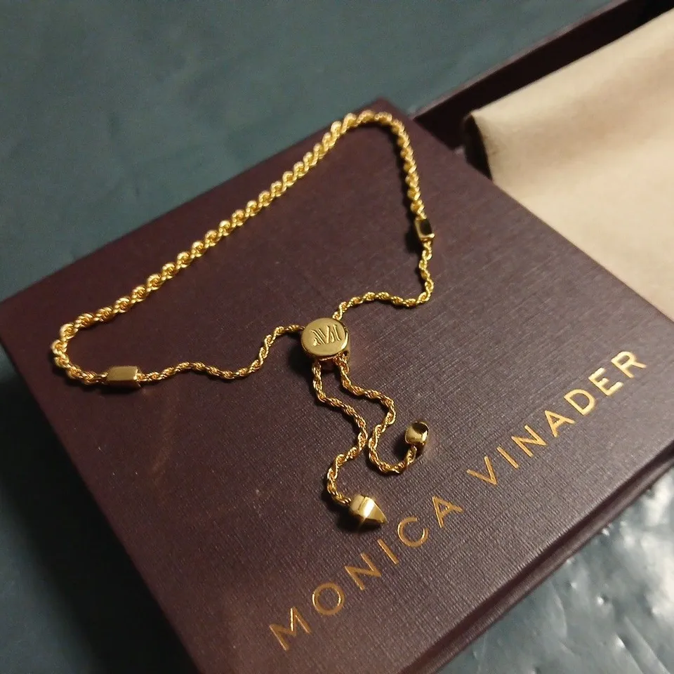 BOXED MONICA VINADER ROPE CHAIN BRACELET