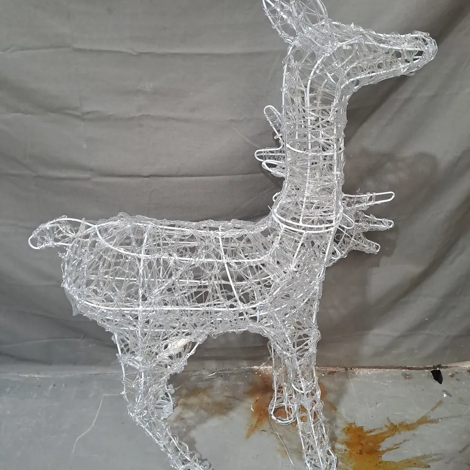 HOMEBASE REINDEER SILHOUETTE SPUN ACRYLIC 3 IN 1 