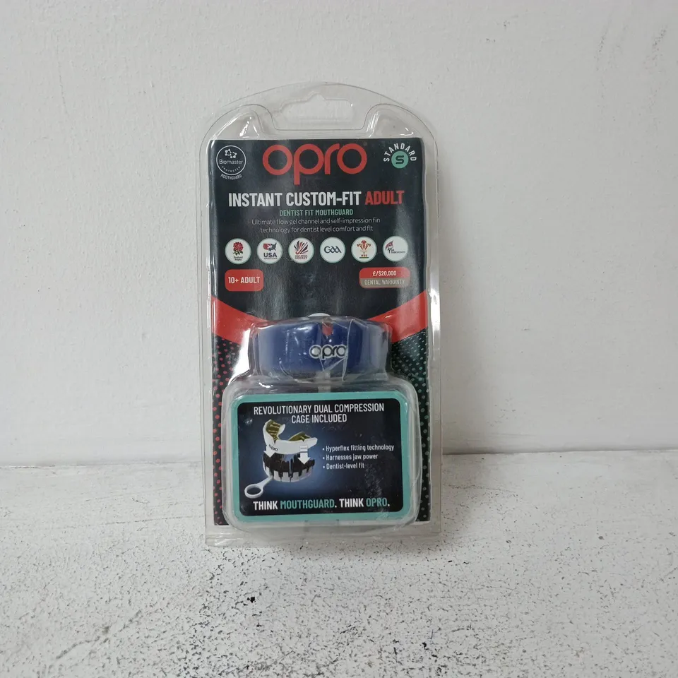 OPRO INSTANT CUSTOM FIT ADULT DENTISH FIT MOUTHGUARD