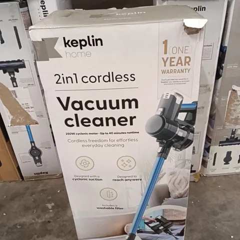 BOXED KEPLIN 2IN1 CORDLESS VACUUM CLEANER 