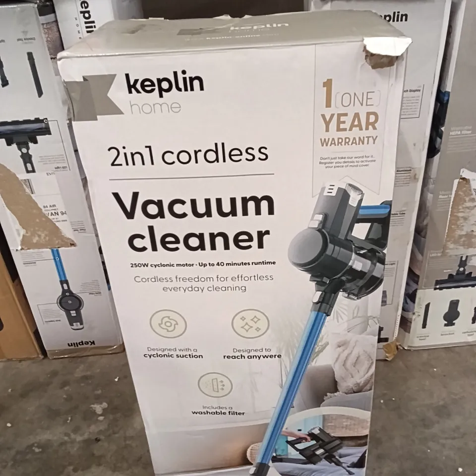 BOXED KEPLIN 2IN1 CORDLESS VACUUM CLEANER 