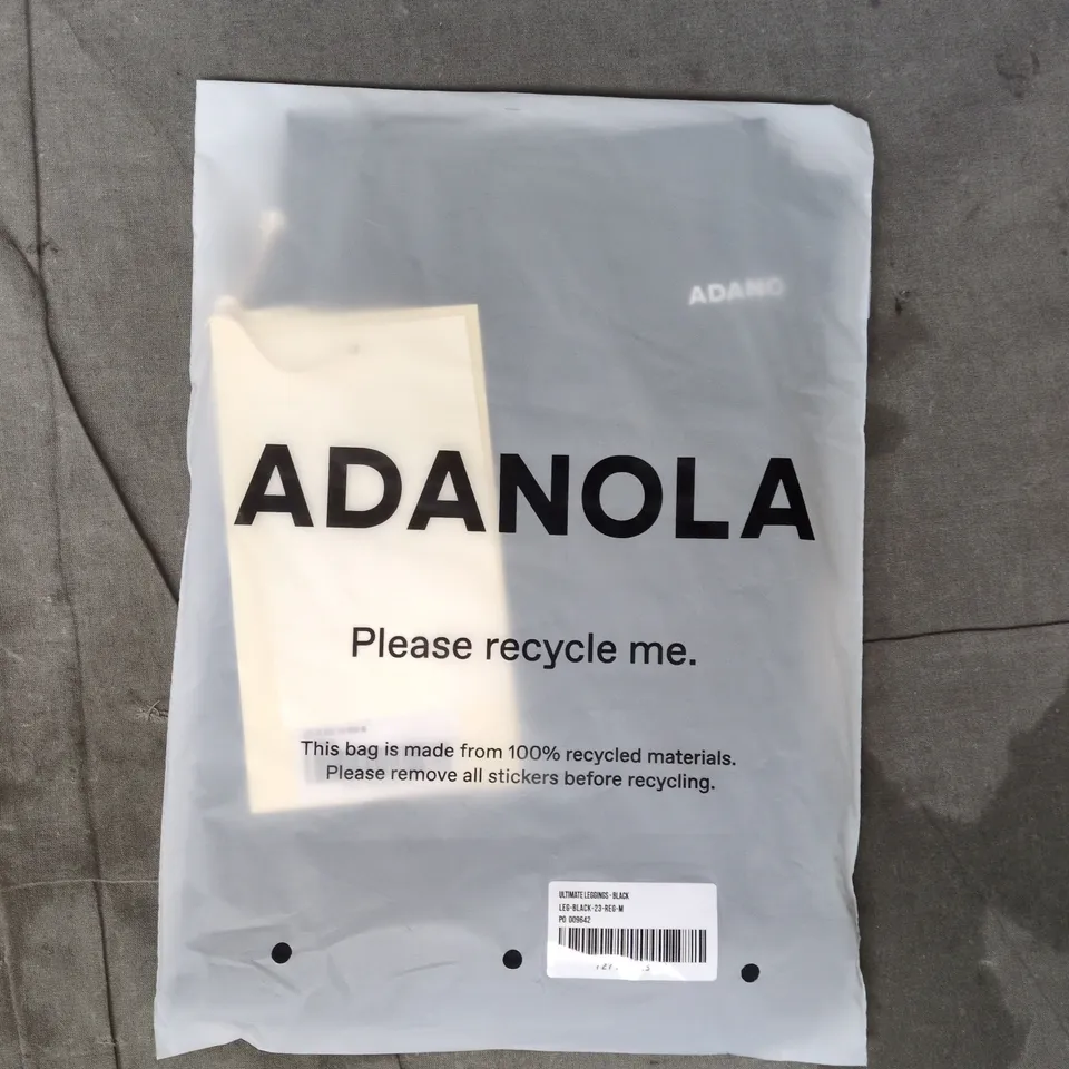 BAGGED ADANOLA ULTIMATE LEGGINGS IN BLACK SIZE MEDIUM