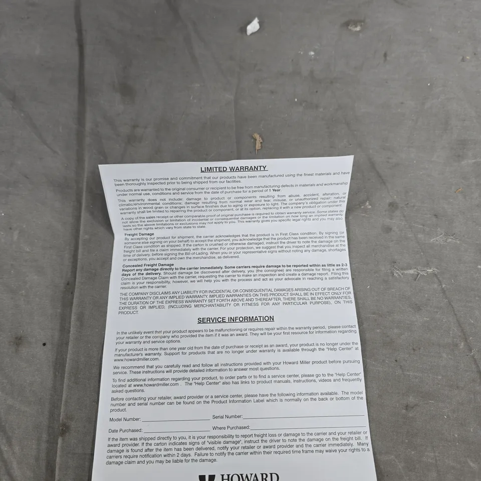 HOWARD MILLER WALL CLOCK – GLASS & DARK WOOD CASE WITH PENDULUM