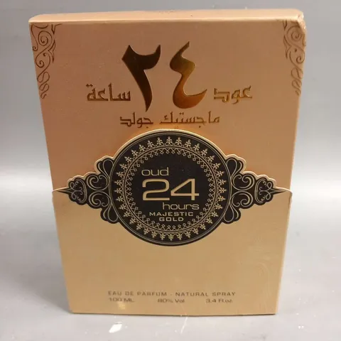BOXED OUD 24 HOURS MAJESTIC GOLD EAU DE PARFUM 100ML