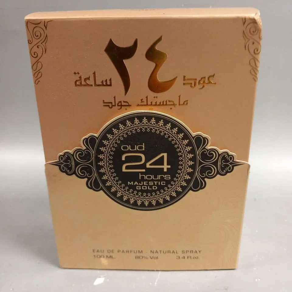 BOXED OUD 24 HOURS MAJESTIC GOLD EAU DE PARFUM 100ML