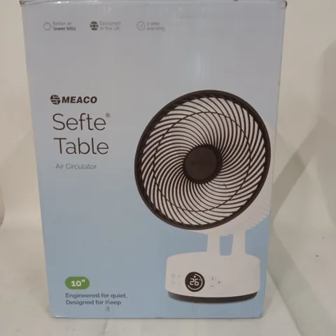 MEACO SEFTE TABLE AIR CIRCULATOR 10" β BOXED
