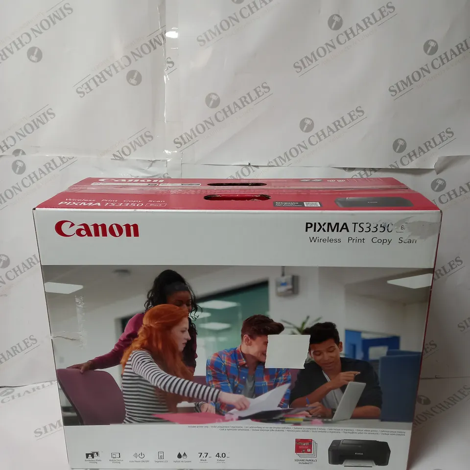 BOXED CANON PIXMA PRINTER TS3350 - BLACK