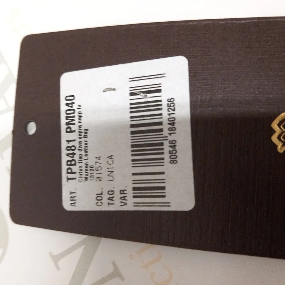 ROBERTO CAVALLI CLUTCH FLAP DIVA WOMAN LEATHER BAG