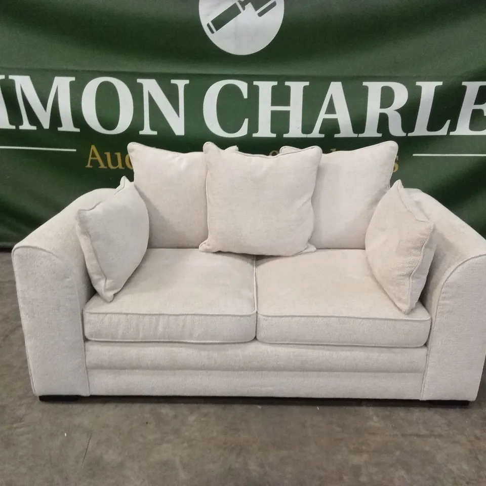 SOHO FABRIC 2 SEATER SOFA - NATURAL RRP £749