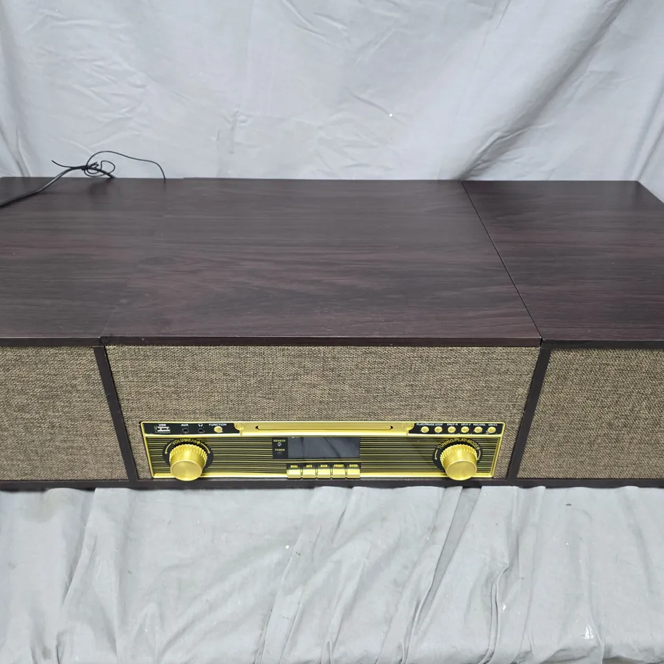 BOXED AUNA RETRO RECORD PLAYER