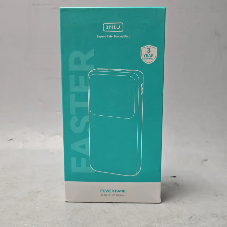 BOXED INIU POWER BANK 25000MAH