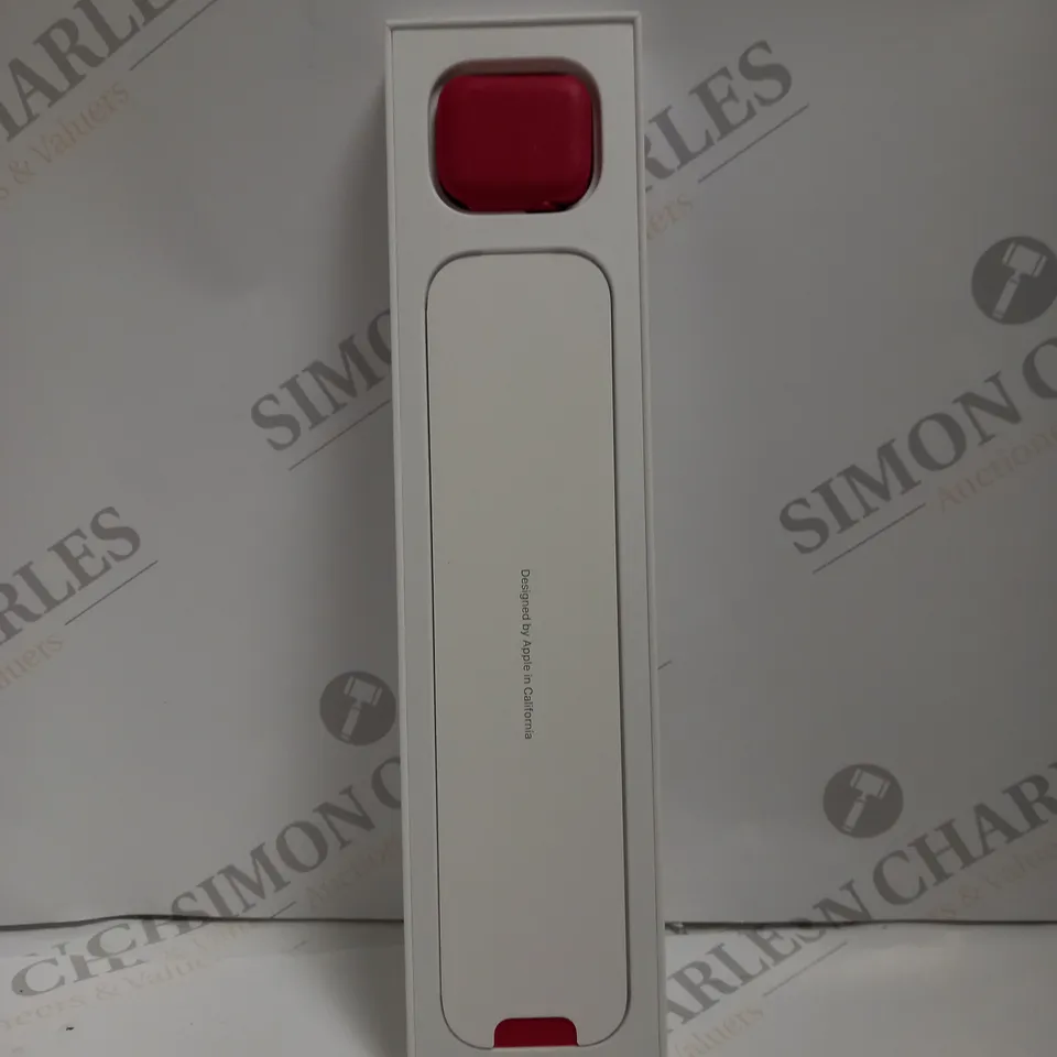 BOXED APPLE WATCH SERIES 8 IN RED, 41MM WITH STRAP