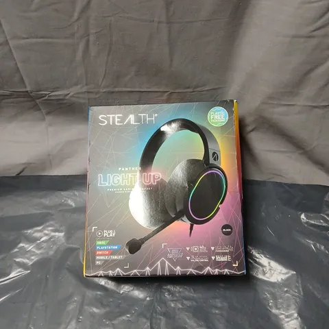 Stealth Panther Light Up Gaming Headset – Black (Xbox/PS/PC)