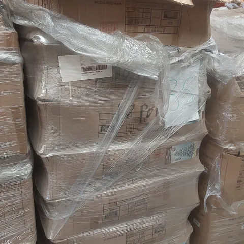 PALLET CONTAINING A VERY LARGE QUANTITY OF ARTIFICIAL SNOW FLOCKED CHRISTMAS TREES