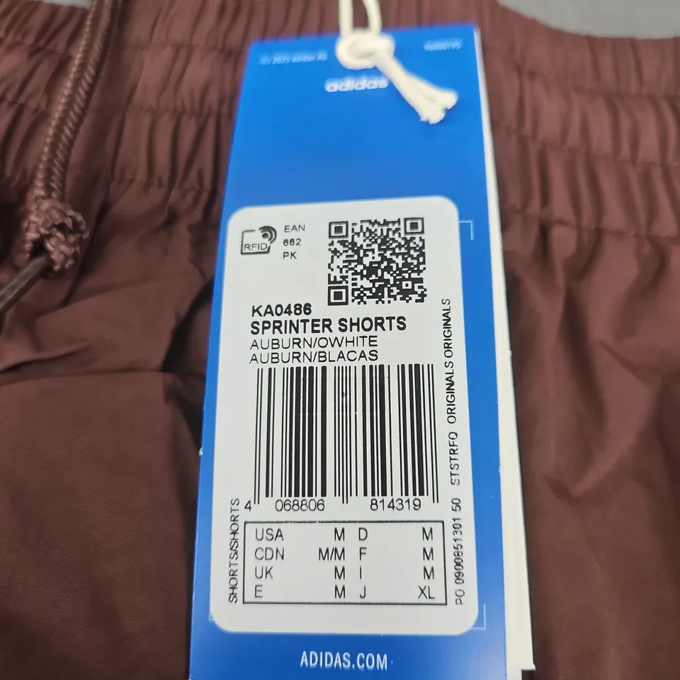 Adidas Sprinter Shorts – Brown, Size M
