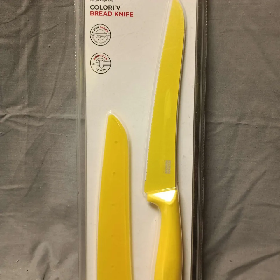 KHUN RIKON NON-STICK COATED BREAD KNIFE 
