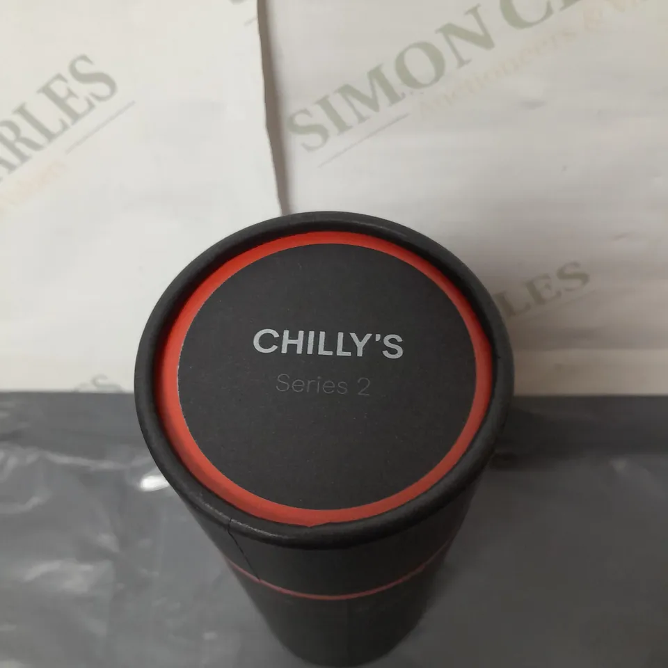 BOXED CHILLY'S SERIES 2 WATER BOTTLE RED