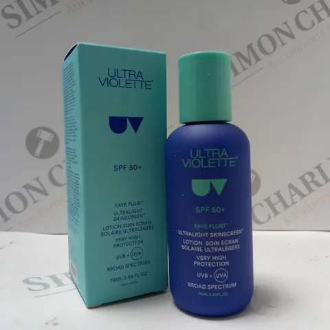 Ultra Violette SPF50+ FAVE FLUID ULTRALIGHT SKINSCREEN LOTION 75ML