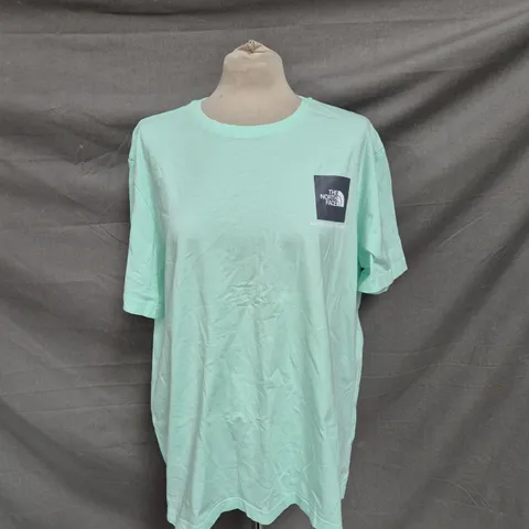 THE NORTH FACE T-SHIRT - MINT GREEN - SIZE XL