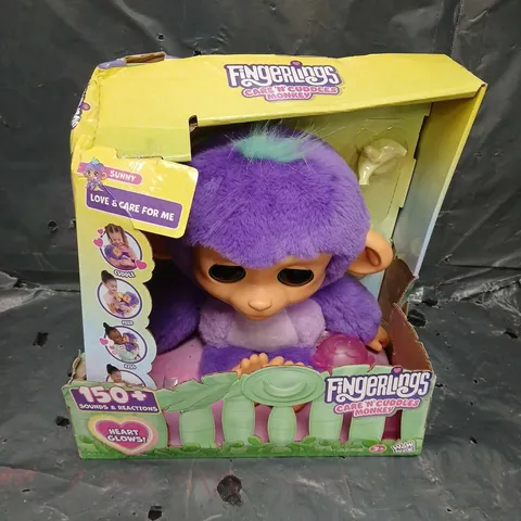 BOXED FINGERLINGS CARE N CUDDLES MONKEY