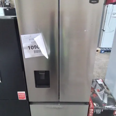 HISENSE RF632N4WIE FREESTANDING FRENCH DOOR FRIDGE FREEZER - UNPROCESSED RAW RETURN
