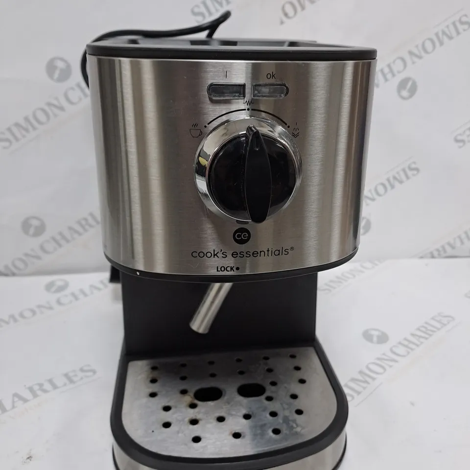 BOXED COOK'S ESSENTIALS PUMP ESPRESSO COFFEE MACHINE