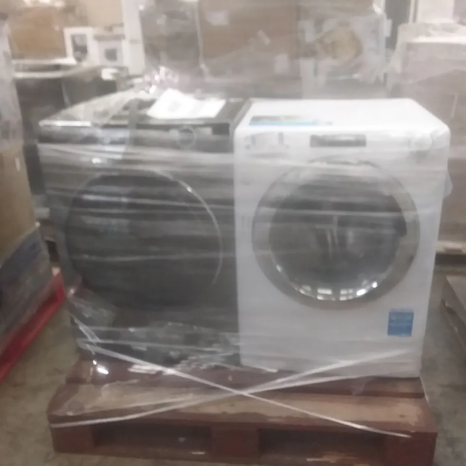 CANDY SMART PRO FREE STANDING WASHER DRYER WHITE AND HAIER HWD80-B14979S FREESTANDING WASHER DRYER DIRECT MOTION MOTOR - UNPROCESSED RAW RETURNS