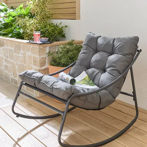 LUCIA PADDED ROCKING CHAIR