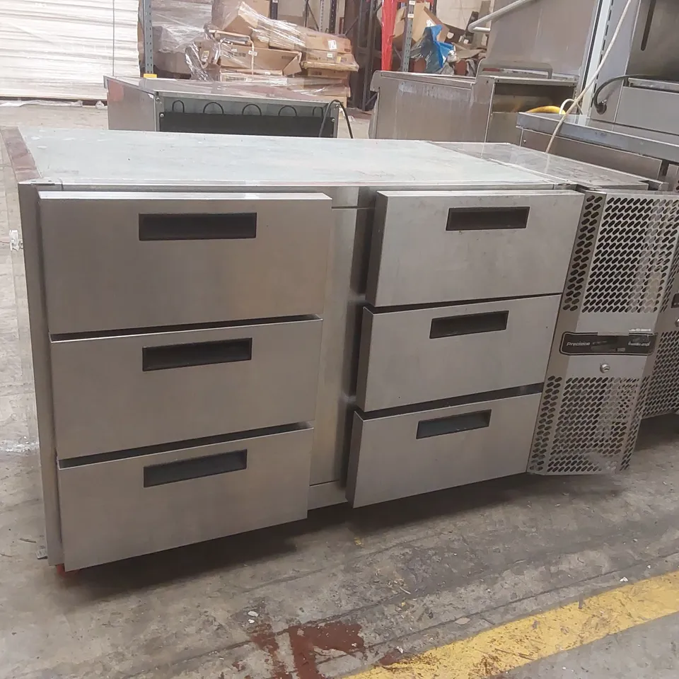 PRECISION HCU211 6 DRAWER U/C BENCH FRIDGE
