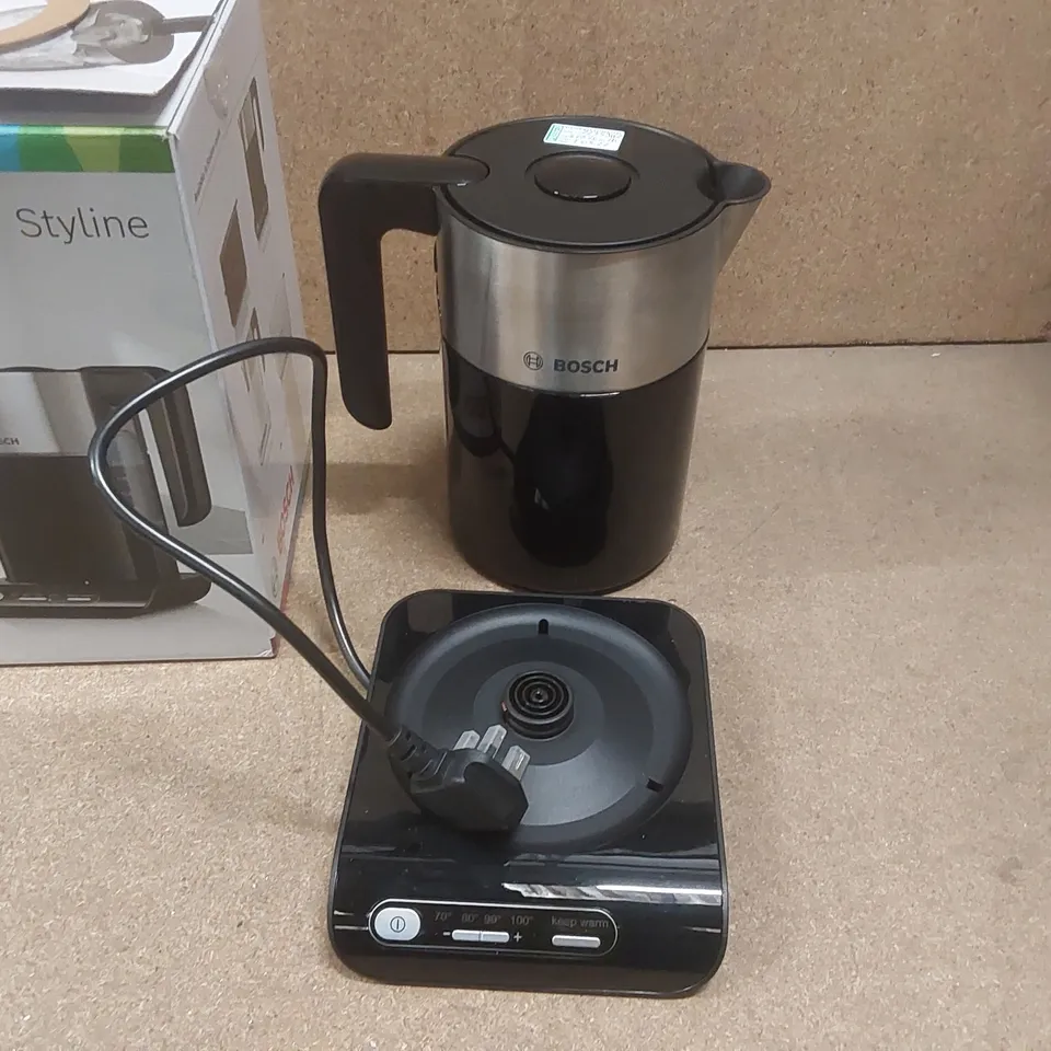 BOXED BOSCH TWK8633GB STYLINE COLLECTION CORDLESS JUG KETTLE