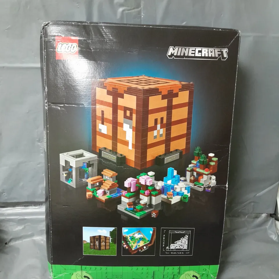 LEGO MINECRAFT THE CRAFTING TABLE FOR ADULTS 21265 RRP £79.99