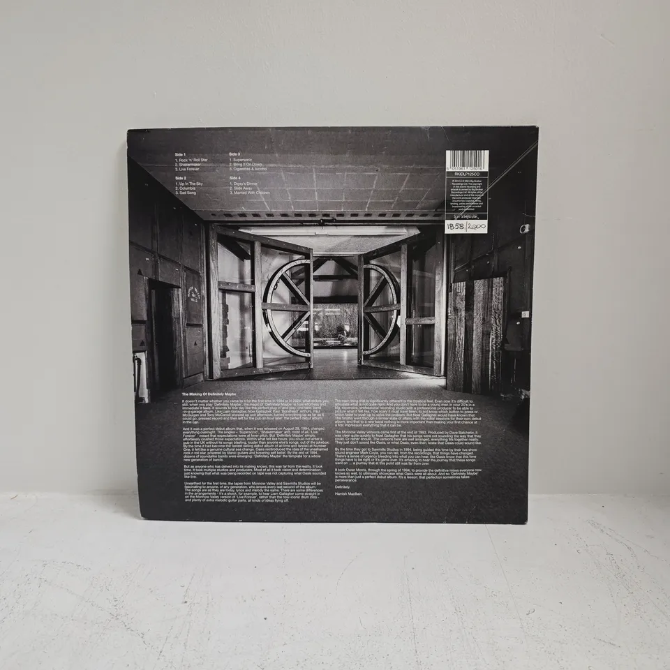 OASIS DEFINITELY MAYBE VINYL