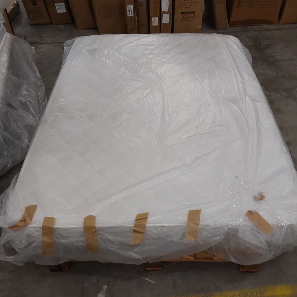 QUALITY BAGGED BREATHABLE FOAM FREE BONNEL SPRUNG 4'6" DOUBLE MATTRESS 