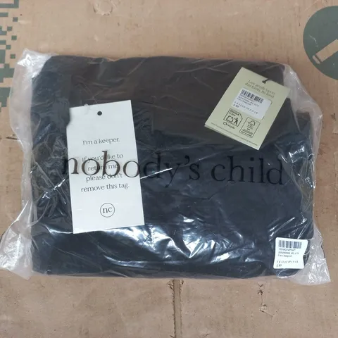 BAGGED NOBODY'S CHILD CORA JUMPSUIT IN BLACK SIZE UK 12