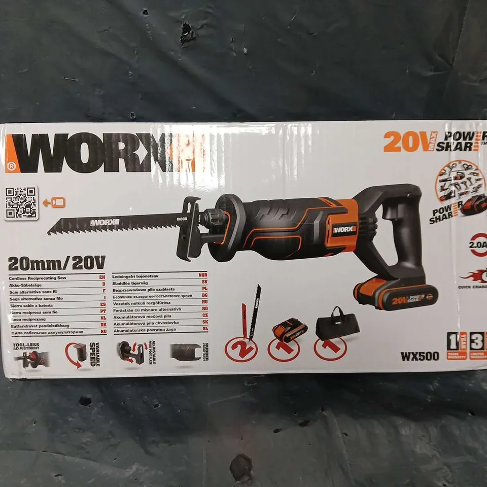 WORX CORDLESS RECIPROCATING SAW WX500