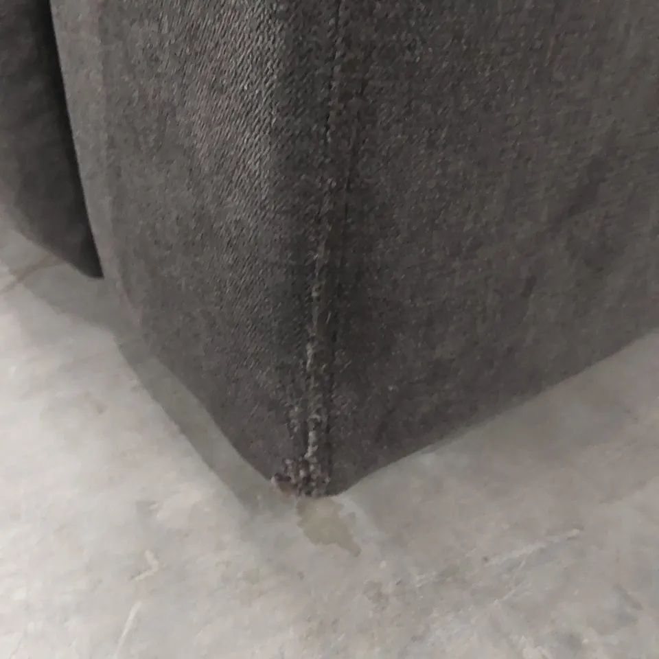ALBION FABRIC 3 SEATER HIGH BACK MANUAL RECLINER SOFA - CHARCOAL FABRIC  RRP £749