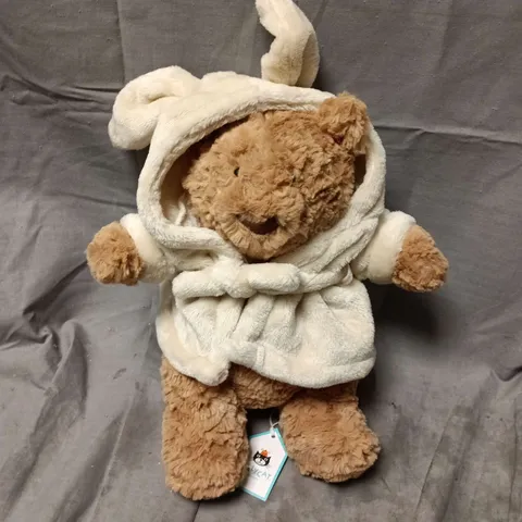JELLYCAT BATHROBE BARTHOLOMEW BEAR PLUSH