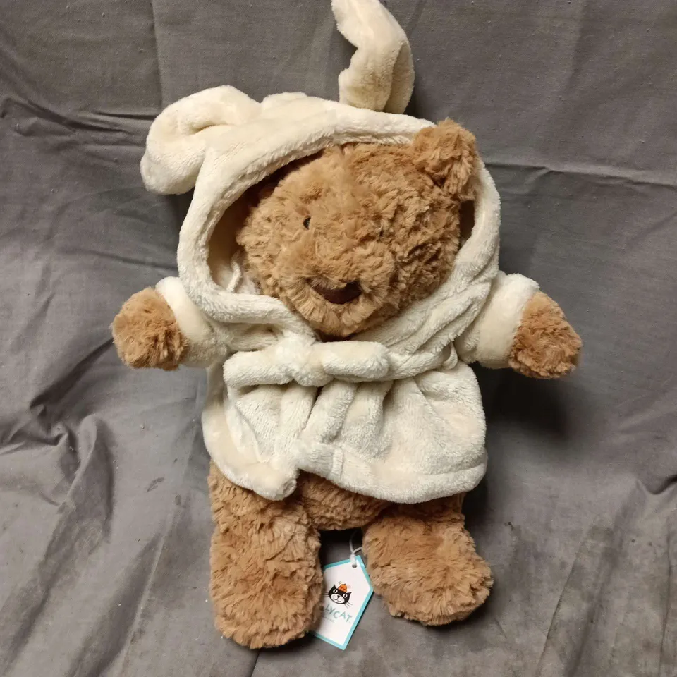 JELLYCAT BATHROBE BARTHOLOMEW BEAR PLUSH