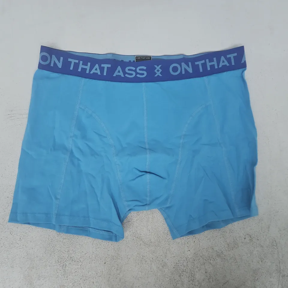 ON THAT ASS ONE LUCID BOXER BRIEF IN BLUE SIZE XL