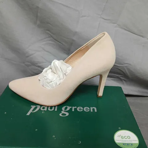 PAUL GREEN WOMENβS BEIGE HIGH HEEL SHOES β UK 5
