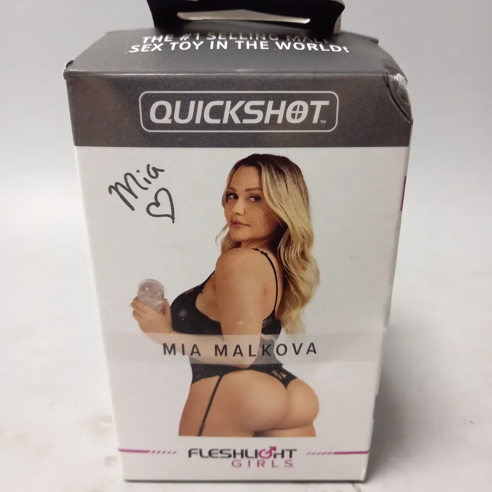 BOXED AND SEALED QUICKSHOT MIA MALKOVA FLESHLIGHT