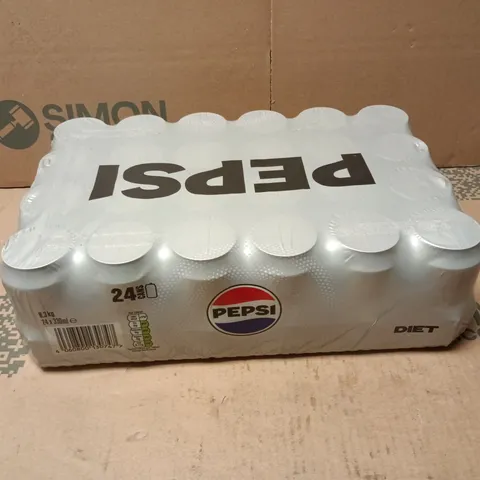 PEPSI DIET 24 X 330ML CANS BULK PACK