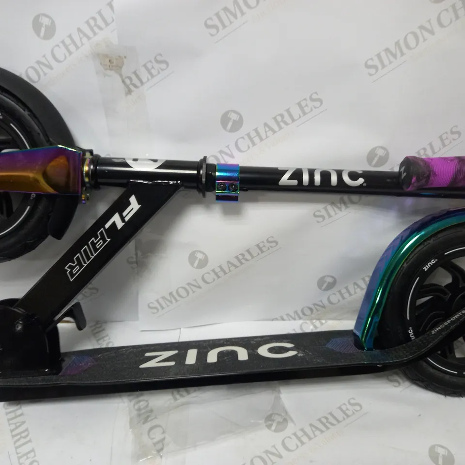 ZINC BIG WHEELED FOLDING SCOOTER FLAIR 200  RRP £100