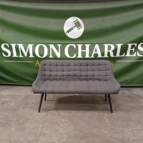 DESIGNER FABRIC UPHOLSTERED SOFA BENCH