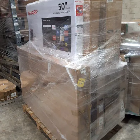 PALLET CONTAINING 12 ASSORTED DAMAGED TVS